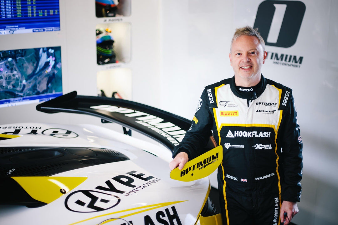 HYPE TAKE TO THE TRACK SUPPORTING GT4 DRIVER MARC WARREN